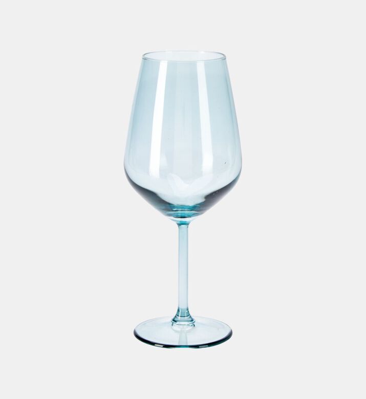 Home Deco and More Colored Wine Glass, Blue, Packshot View