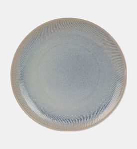 Home Deco and More Shallow Grey Serving Dish, Blue, 27-cm, Packshot View