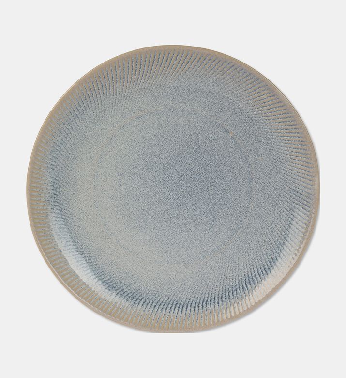 Home Deco and More Shallow Grey Serving Dish, Blue, 27-cm, Packshot View
