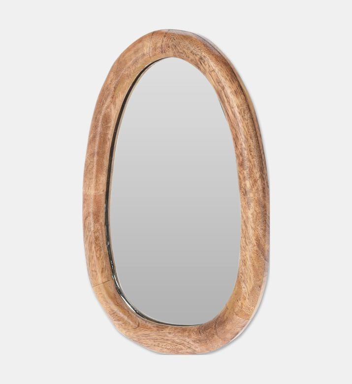 Home Deco and More Mirror Rnd Wood 25cm, Packshot View