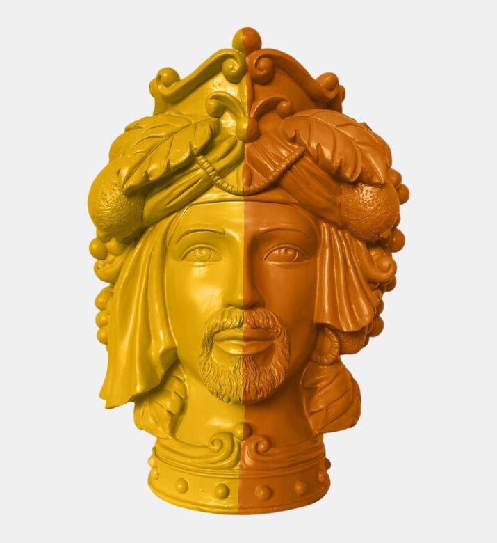Teste Matte Man Face Sculpture