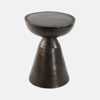 Pajsa Metal Bronze Finish Side Table