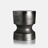 Axiom Antique Nickel Side Table