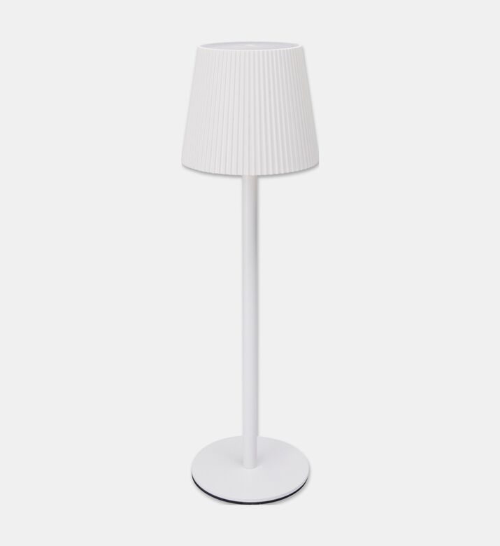 Home Deco and More Built-in Battery Table Lamp, White, 36-cm, Packshot View