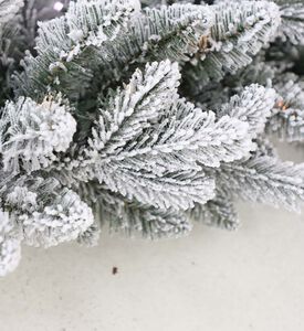 Home Deco and More Garland Runer Grn Mix Flck Led, Packshot View