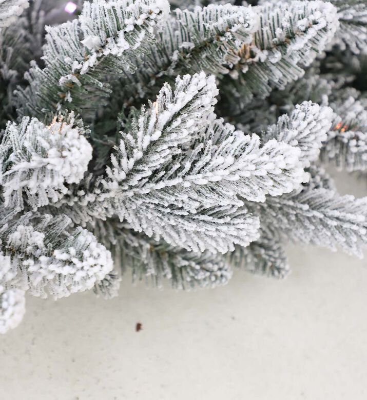 Home Deco and More Garland Runer Grn Mix Flck Led, Packshot View