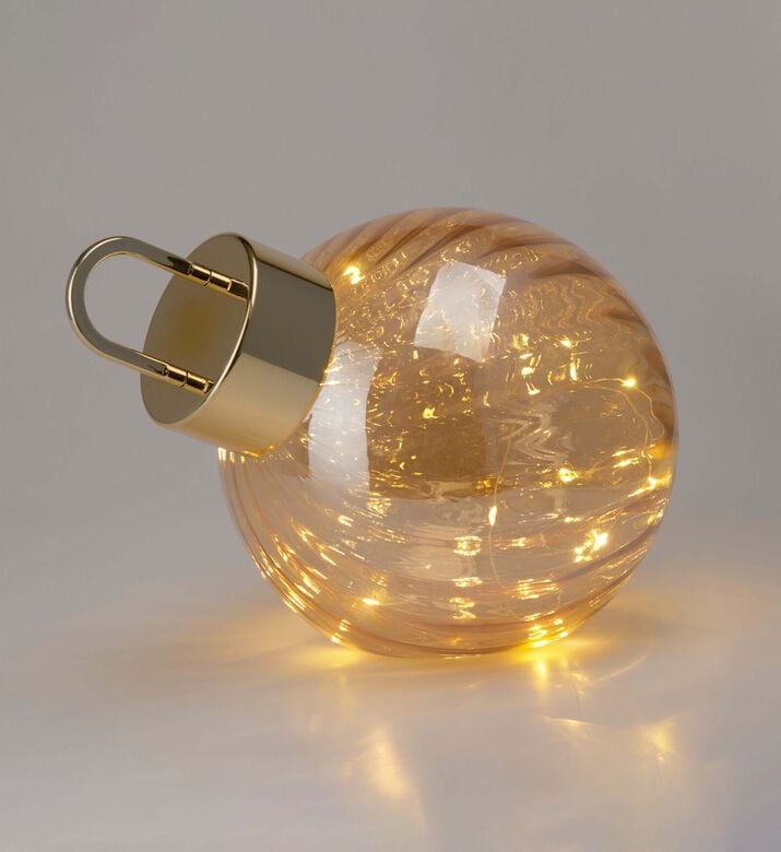 Home Deco and More Xmas Ball With Led Amber, Packshot View
