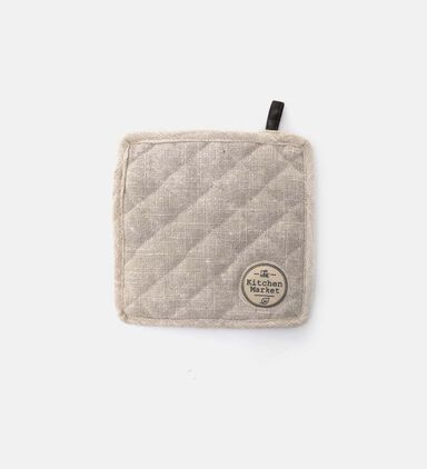 Cotton Leather Pot Holder