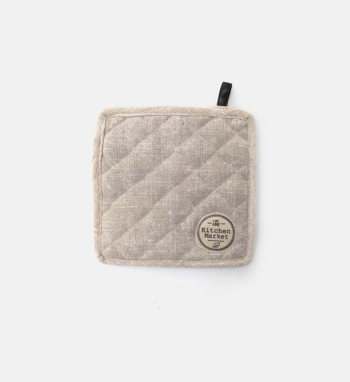 Cotton Leather Pot Holder