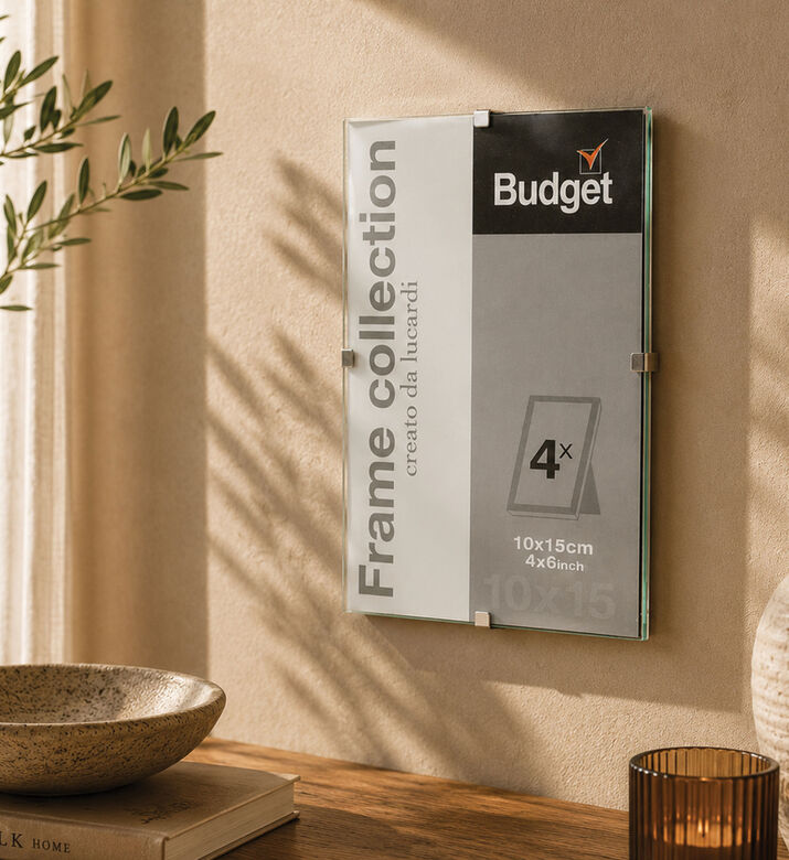 Home Deco and More Glass Frames 4-piece Set, Packshot View