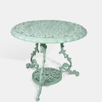 Grape Dining Table With 4 Chairs Green 90 X 70 Cm