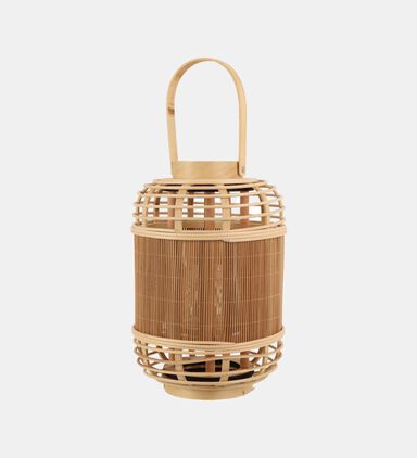 Handled Bamboo Lantern 33 Cm