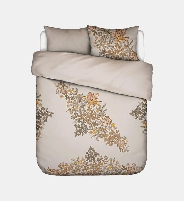 Essenza Amelie Cotton Satin Duvet Cover, White, 260x220-cm, Packshot View