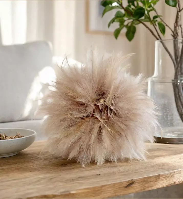 Shishi Feather Ball Clip 25 Cm, Model View