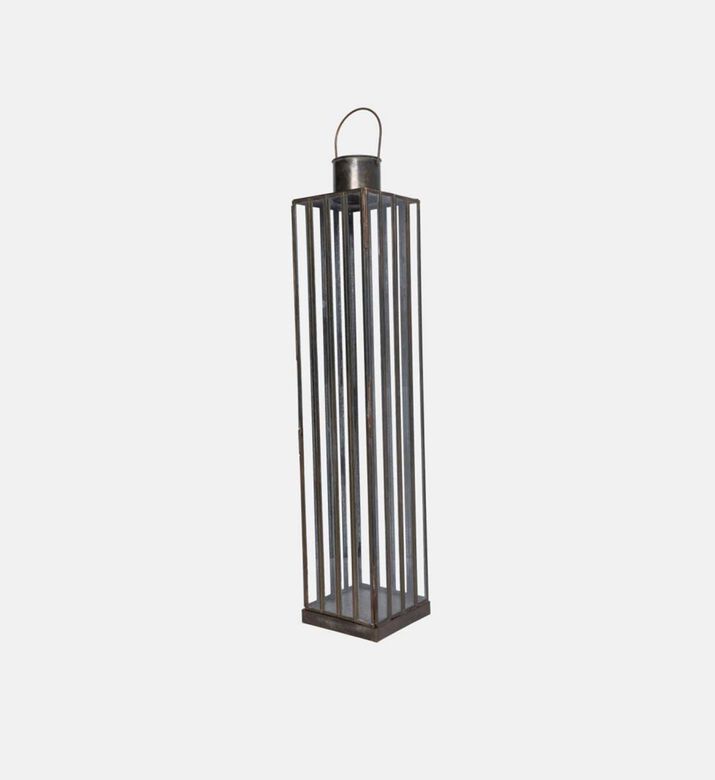 Quad Righe Lantern Decor Accent