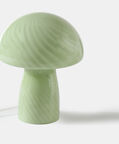 Glass Mushroom-shaped Table Lamp