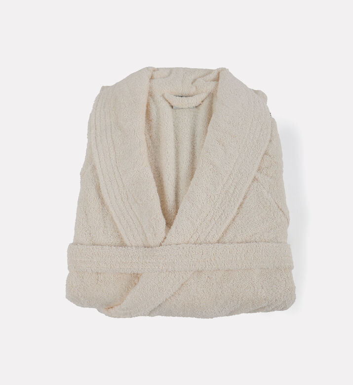 Home Deco and More Single Polycotton Queens Burgs Reverse Duvet Cover 4-piece Set, Cream, M, Packshot View