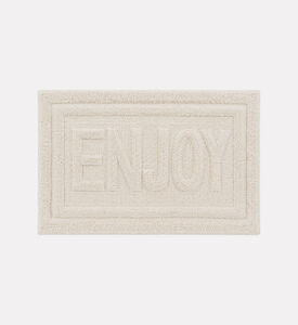Home Deco and More Enjoy Tufted Bathroom Mat, Beige, Packshot View