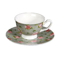Floral Coffee Cups Set