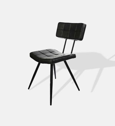 Leather Square-shaped Mappy Chair