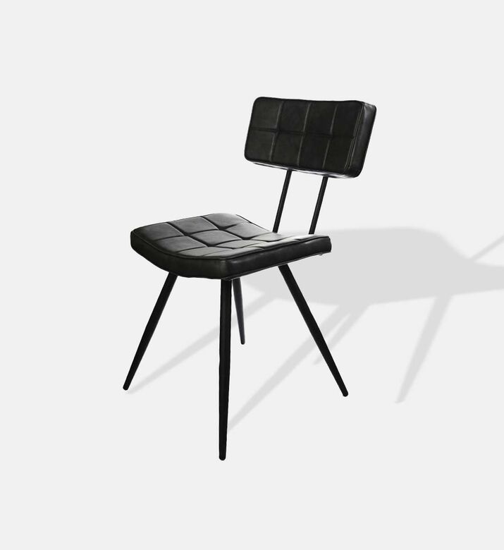 Leather Square-shaped Mappy Chair