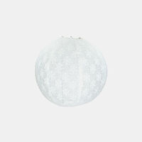 Fabric Round Snowflake Pendant