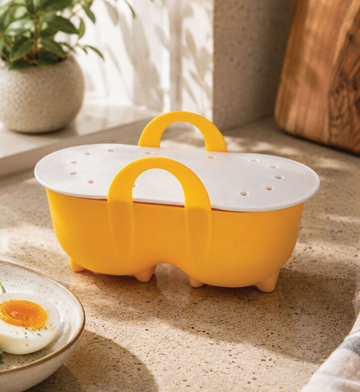 Trudeau Plastic Double Lid Poacher, Packshot View