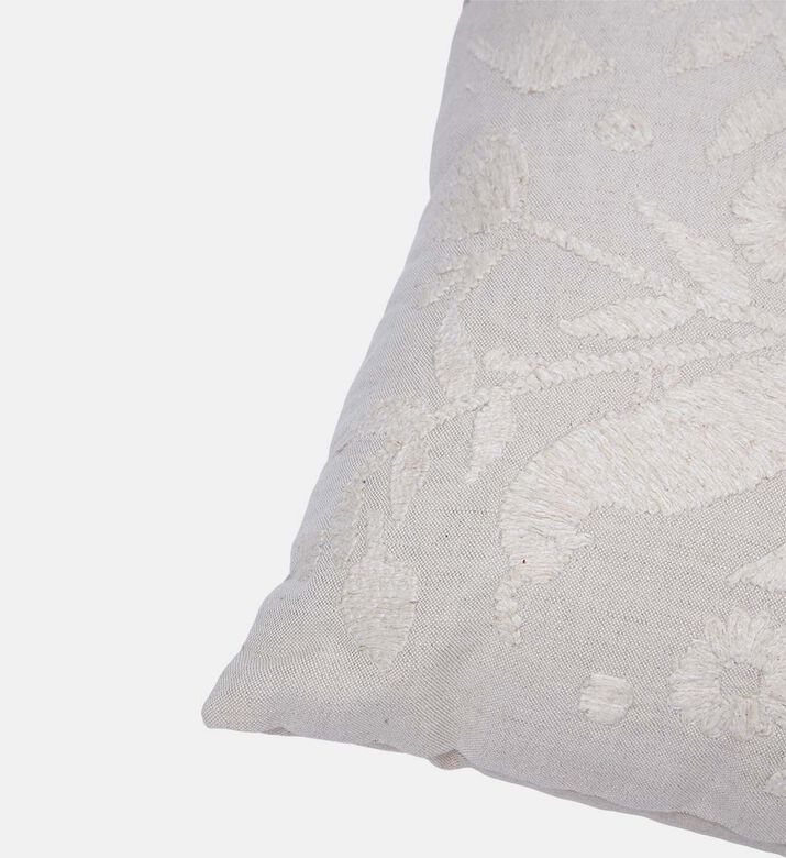Veda Embroidered Throw Pillow 45x45 Cm