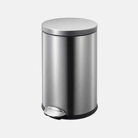 Luna Stainless Steel Pedal Bin 12 Litres