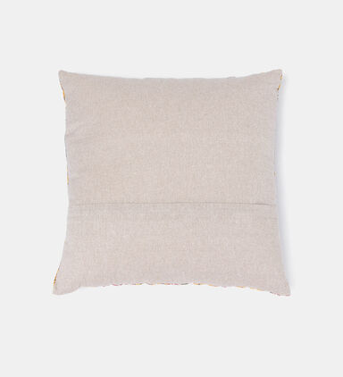 Leila Block-print Linen Filled And Vaccumed Cushion