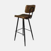 Synthetic Leather Mappy Bar Chair