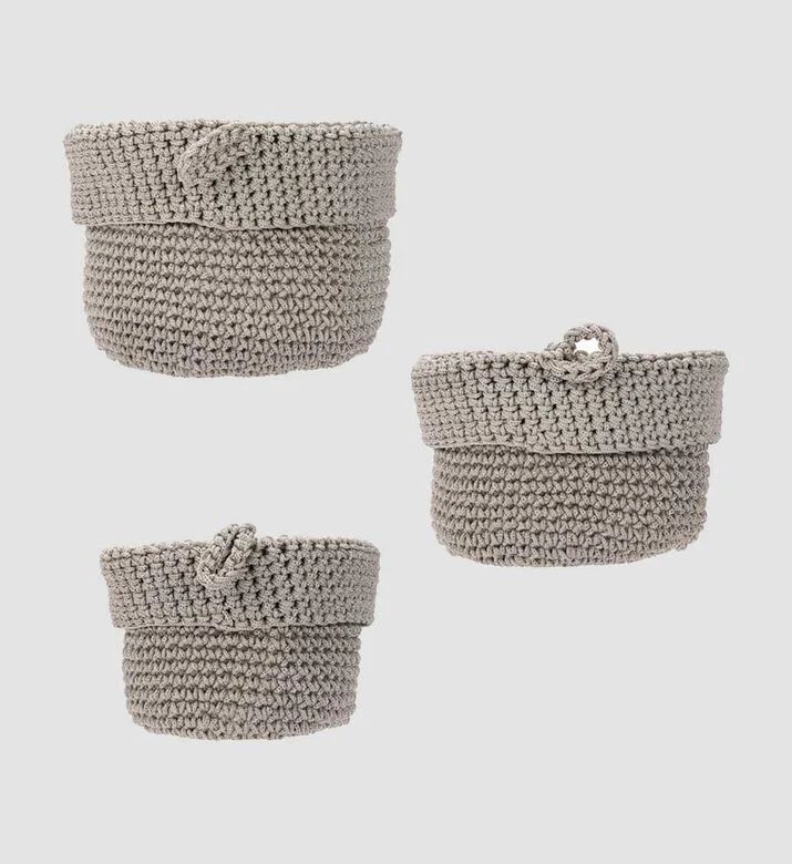 Home Deco and More Weaving Storage Box 3-piece Set, Packshot View