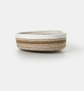 Home and Styling Cotton Baskets, Beige, 25-cm, Packshot View
