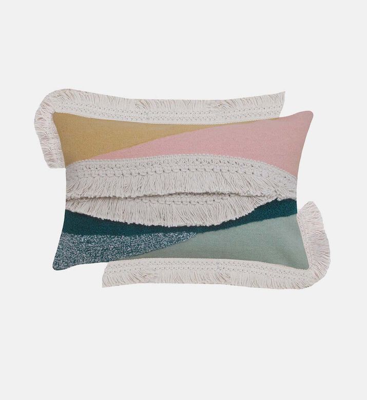 Home Deco and More Baytona Cotton Rectangular Filled And Vaccumed Cushion, Packshot View