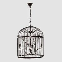 Crystal 8-light Cage Chandelier