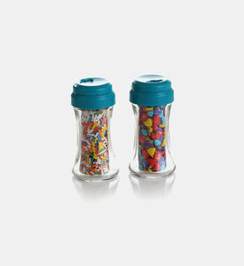Trudeau Glass Sprinkle Shakers 2-piece Set, Packshot View