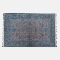 Floral Leaf Cotton Carpet 120x180