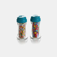Glass Sprinkle Shakers 2-piece Set