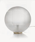 Diamond Glass Globe Table Lamp