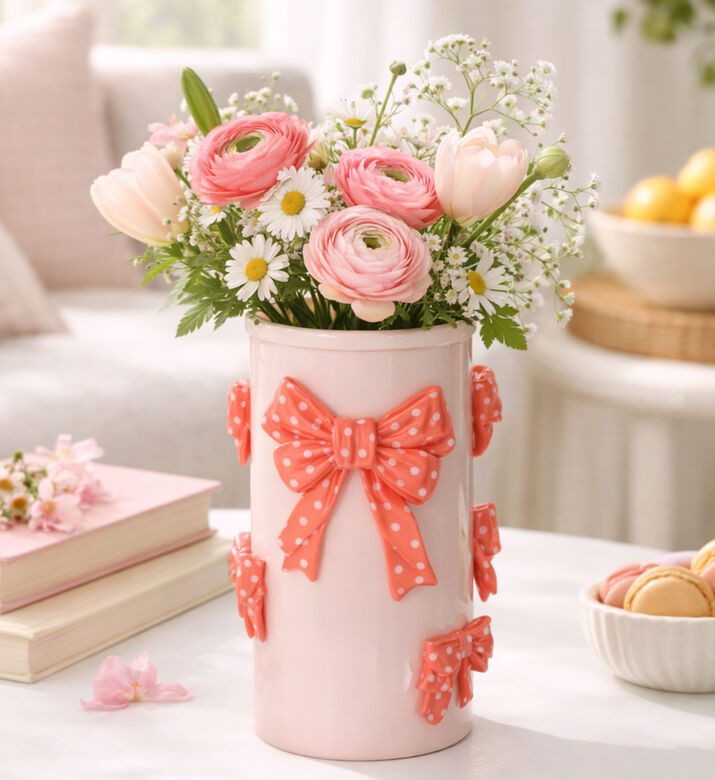 Kersten Dolomite Multi-bows Vase, Packshot View