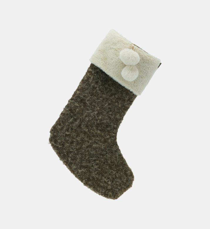 Home Deco and More Stocking Xmas, Brown, Packshot View