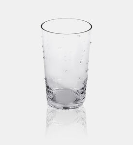 Home Deco and More Plastic Raindrops Tumbler, Clear, 370-ml, Packshot View