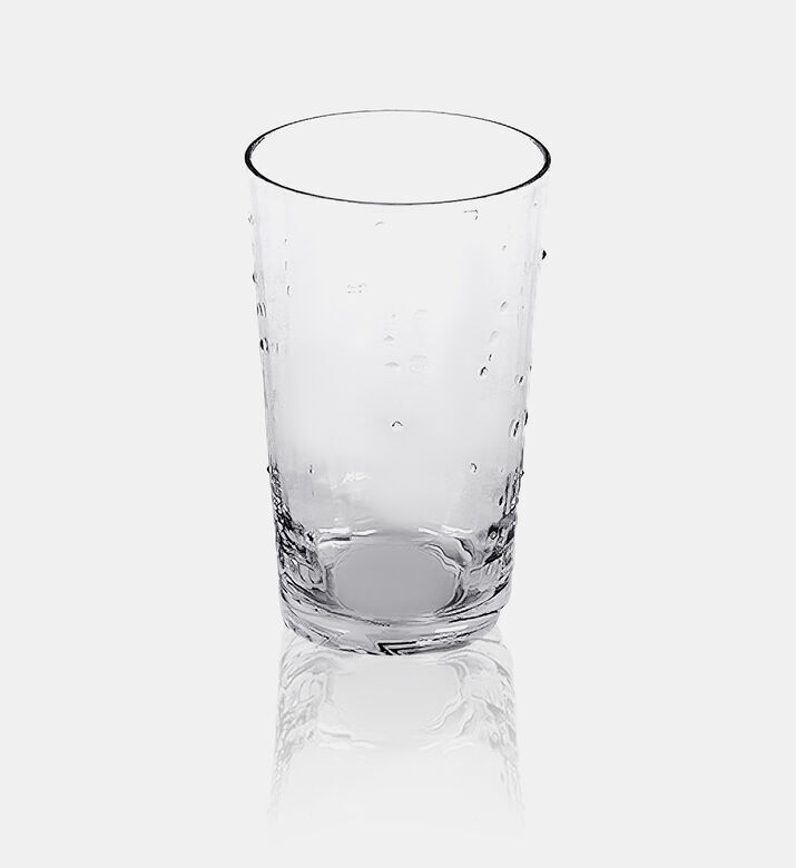 Home Deco and More Plastic Raindrops Tumbler, Clear, 370-ml, Packshot View