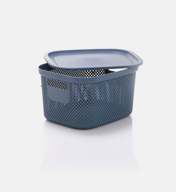 Plastic Square Lidded Storage Box