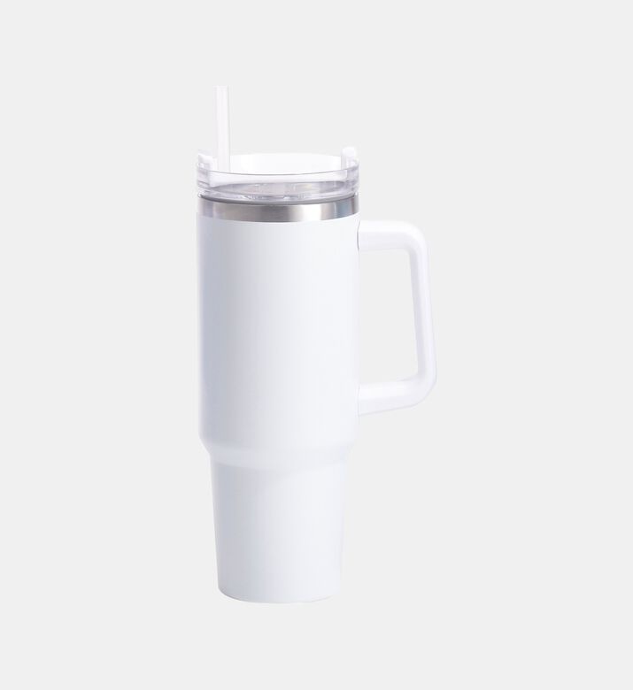 Double-walled Handled Drinking Mug