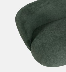 Home Deco and More Lectus Serpentine Lounge Sofa, Green, Packshot View