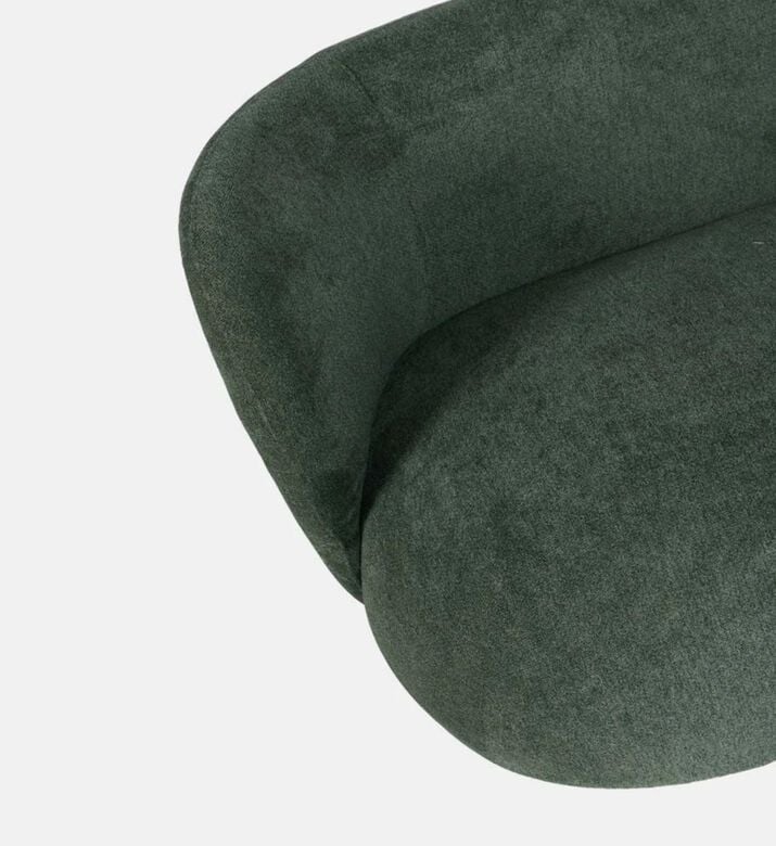 Home Deco and More Lectus Serpentine Lounge Sofa, Green, Packshot View