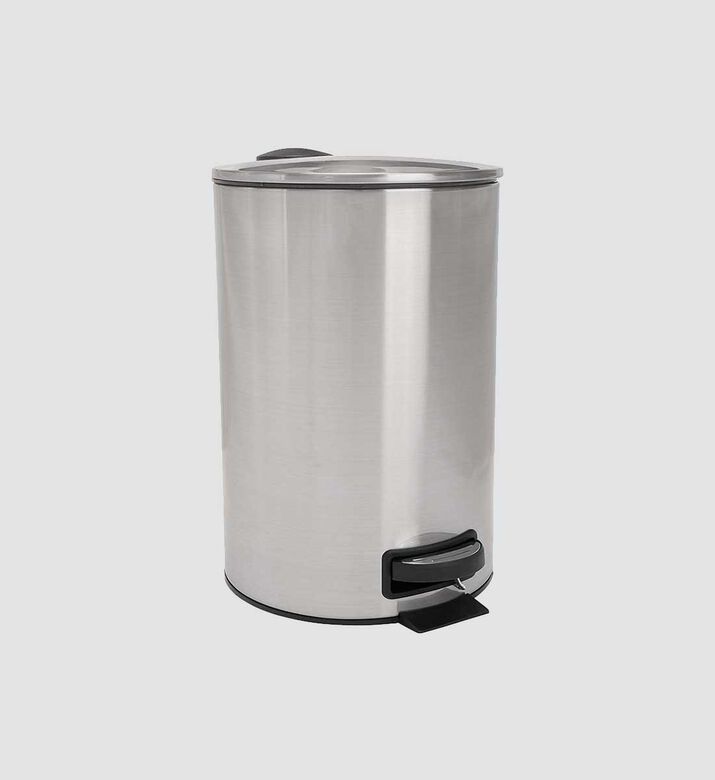 Stainless Steel Matte Pedal Bin