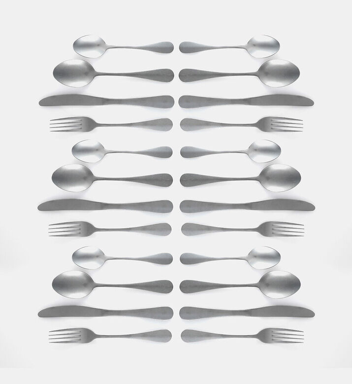 Home Deco and More Stonewashed 24 Piece Cutlery Set, Packshot View