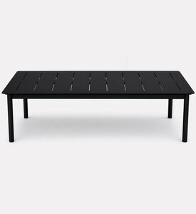 Home Deco and More Aluminum Butterfly-extension Dining Table, Anthracite, Packshot View